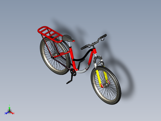 43--女孩自行车sw2012三维图纸模型设计图纸