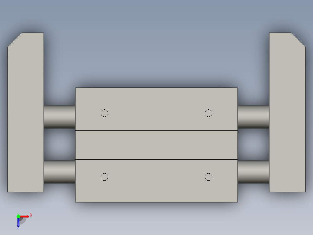 普通气爪PH07-30俯视图