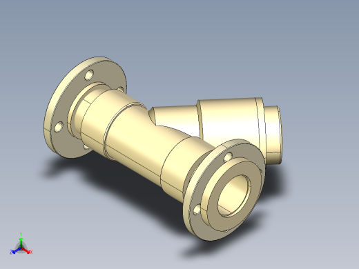 2VROAM 固定法兰止回阀，钻ANSI B16.5 cl.150 FF正等轴测缩略图