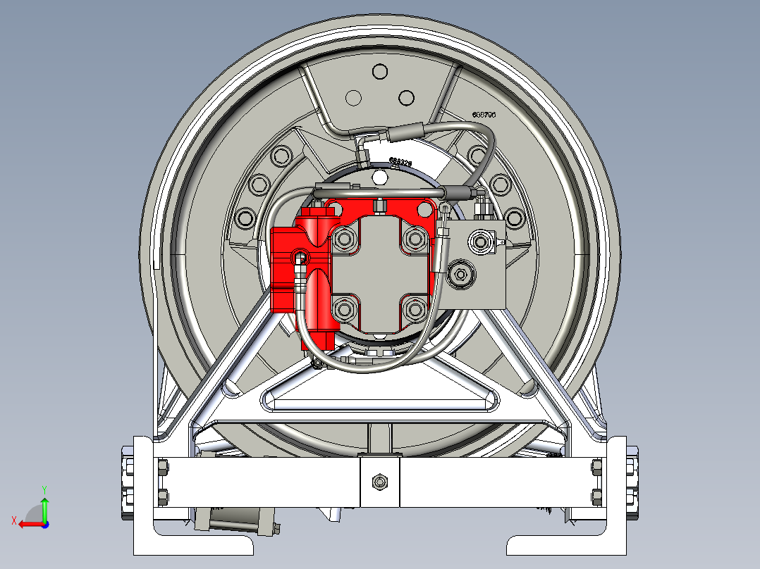绞车 卷扬机 (21)后视图