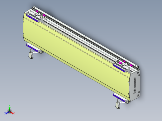 威洛博VL系列3d模型模组2VL22H1Y-S650正等轴测缩略图