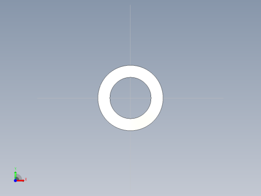 盤型彈簧(軸承用)DS-3D多系列多零件图纸模型前视缩略图