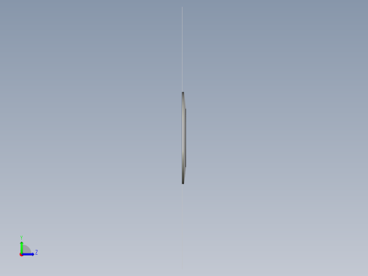盤型彈簧(軸承用)DS-3D多系列多零件图纸模型左视缩略图