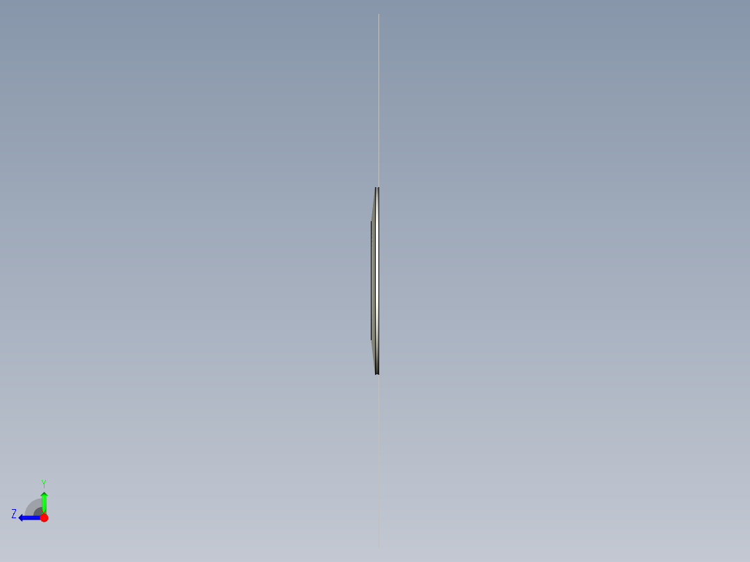 盤型彈簧(軸承用)DS-3D多系列多零件图纸模型右视图