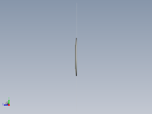 盤型彈簧(軸承用)DS-3D多系列多零件图纸模型右视缩略图