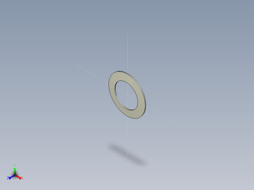 盤型彈簧(軸承用)DS-3D多系列多零件图纸模型正等轴测缩略图