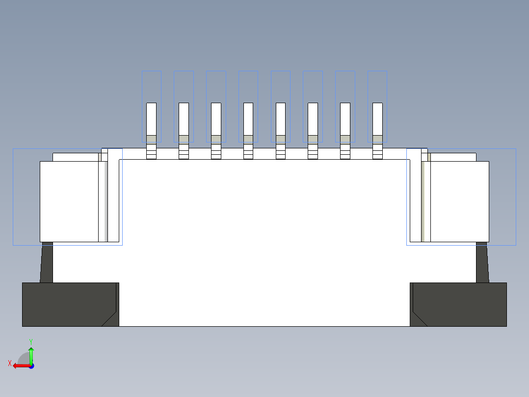 连接器 SM-FFC3B05-08-T后视图