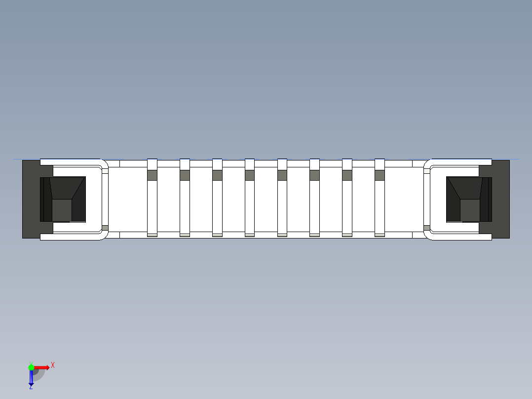 连接器 SM-FFC3B05-08-T俯视图