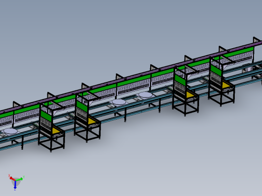 车位锁倍速链组装流水线