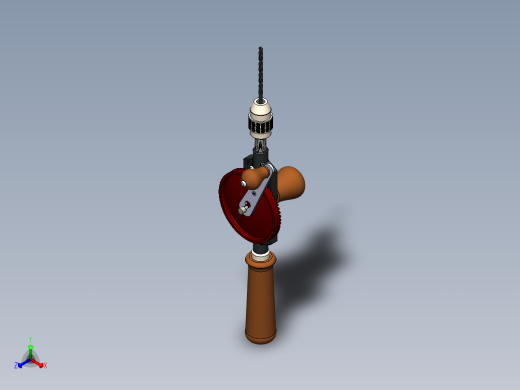 手摇钻正等轴测缩略图