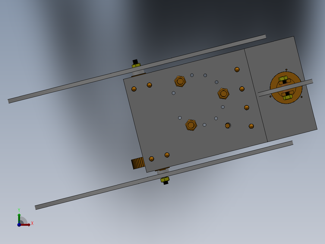 1.4.6 S形无碳小车前视图