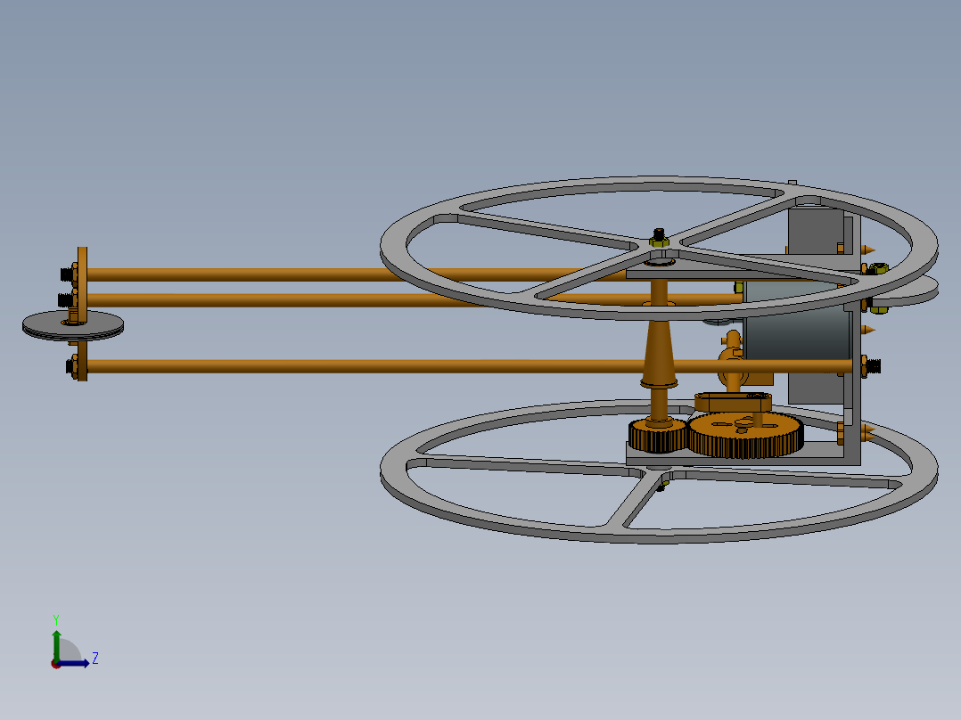 1.4.6 S形无碳小车左视图