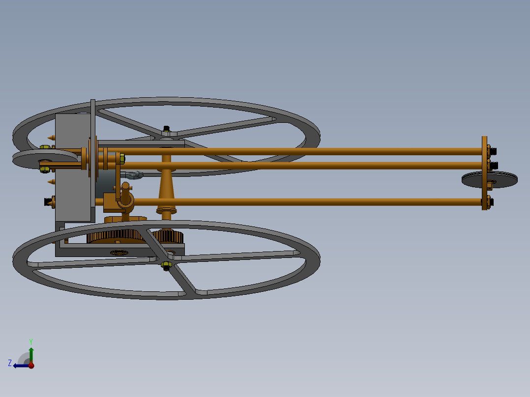 1.4.6 S形无碳小车右视图
