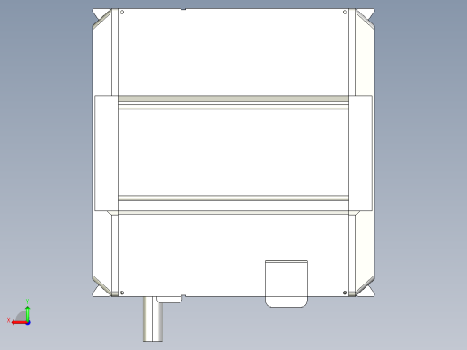 基恩士KV-3000_1000_kc图纸模型后视缩略图