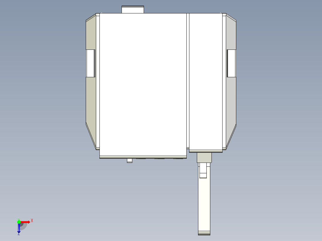 基恩士KV-3000_1000_kc图纸模型俯视图