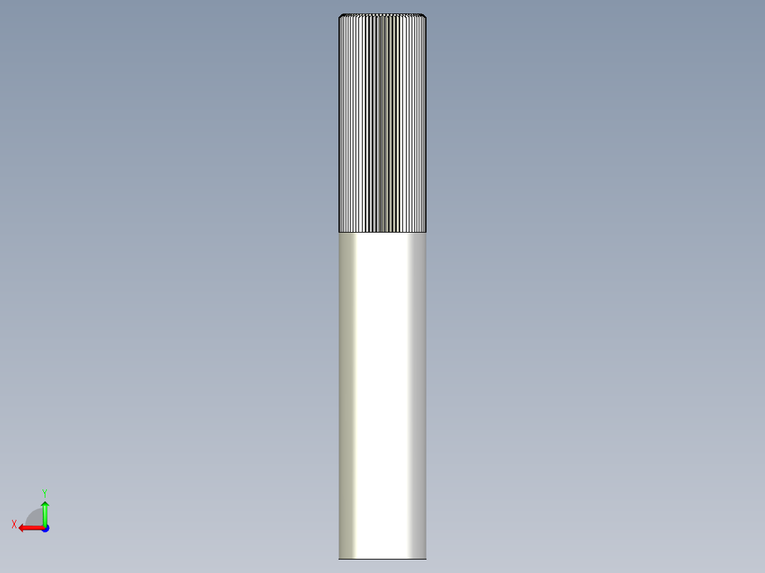 側向式定位柱組立棒2215-3D多系列多零件图纸模型后视图