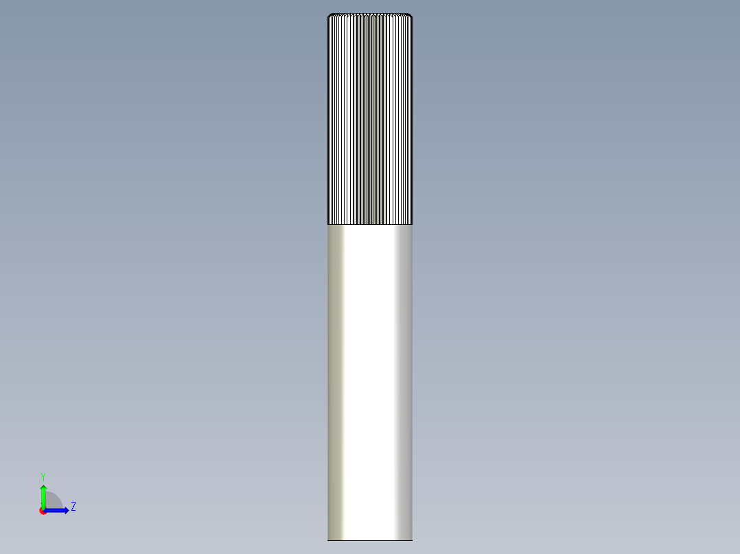 側向式定位柱組立棒2215-3D多系列多零件图纸模型左视图