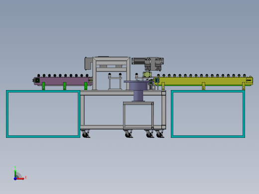 电机转子压装设备sw18可编辑前视缩略图