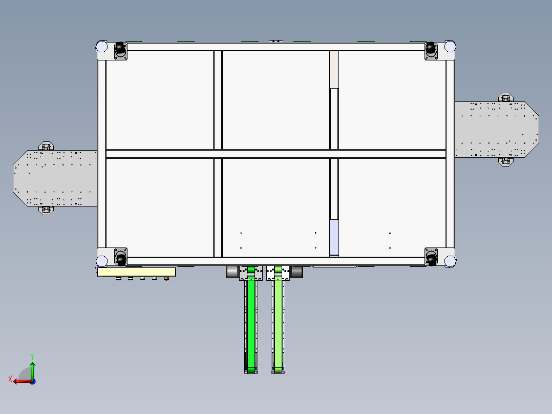 全自动压力传感器组装贴膜点胶一体机sw20可编辑后视图