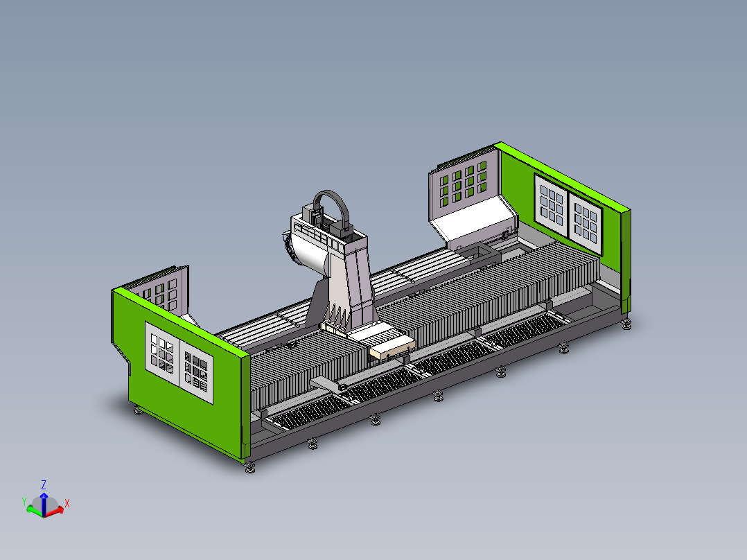 4540超大型钻攻中心sw18可编辑