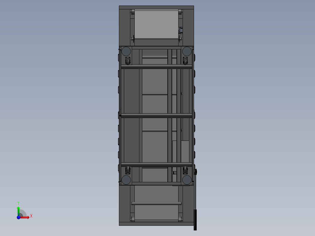 中草药烘干机前视图