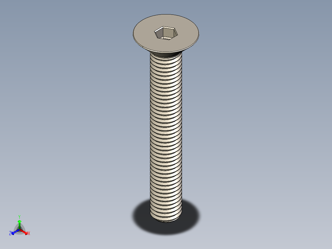 Screw_ISO_10642_M10x70_A2.STEP主视图