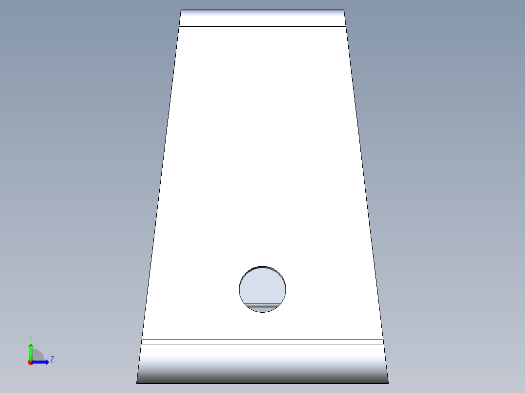 创意手机支架左视图
