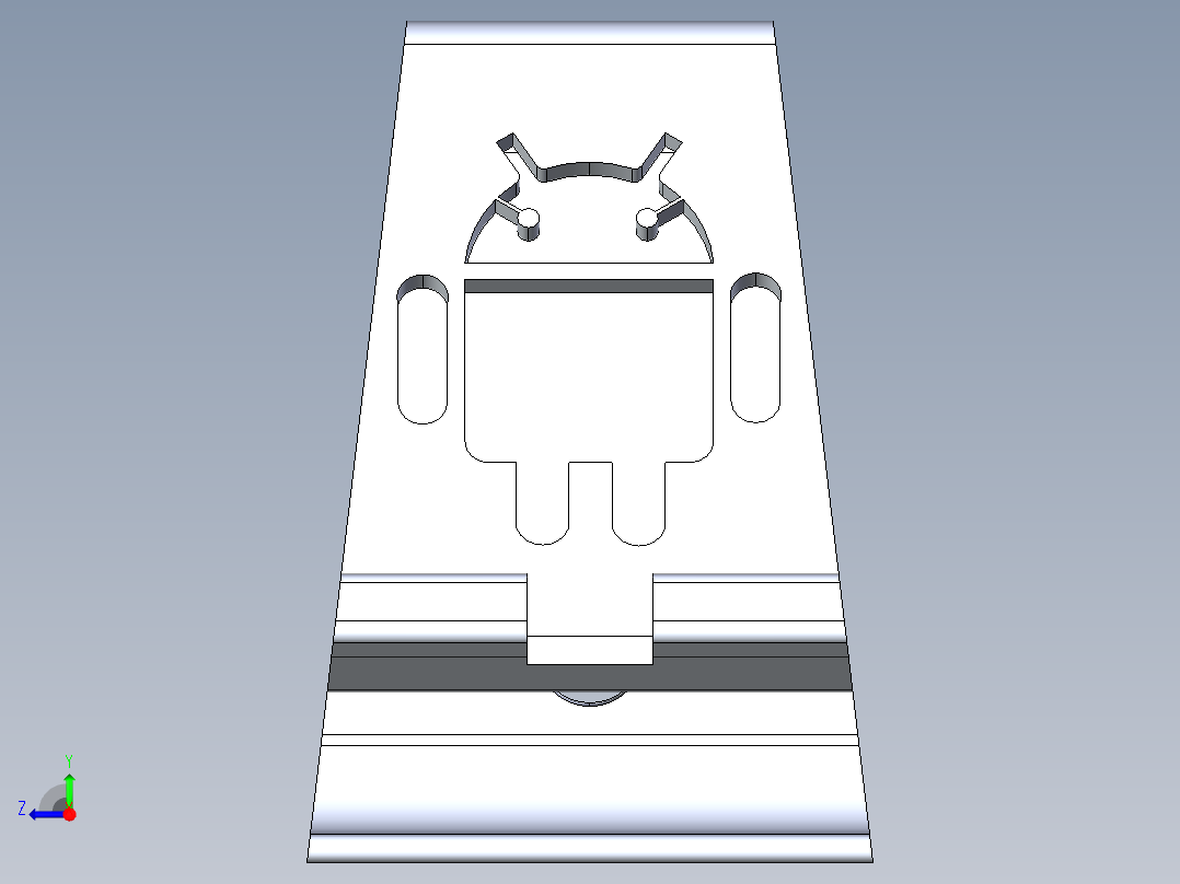 创意手机支架右视图