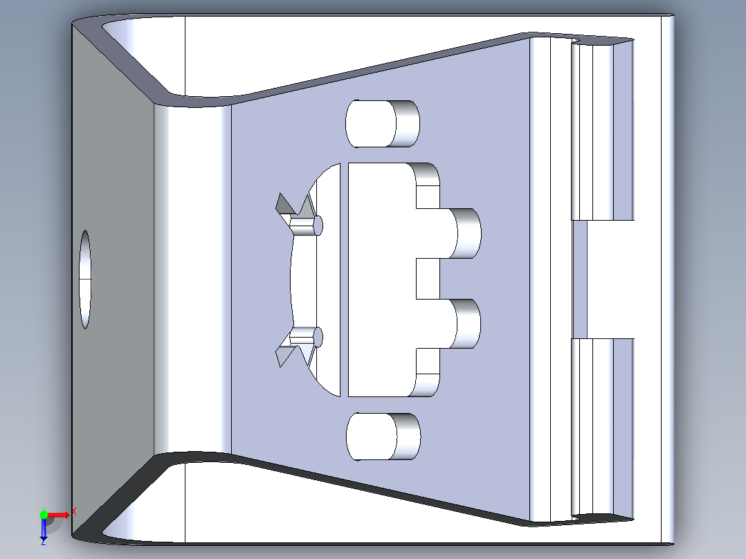 创意手机支架俯视图