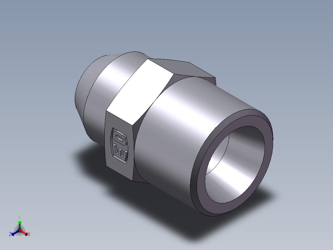 焊接直接头、1CW-14-08正等轴测图