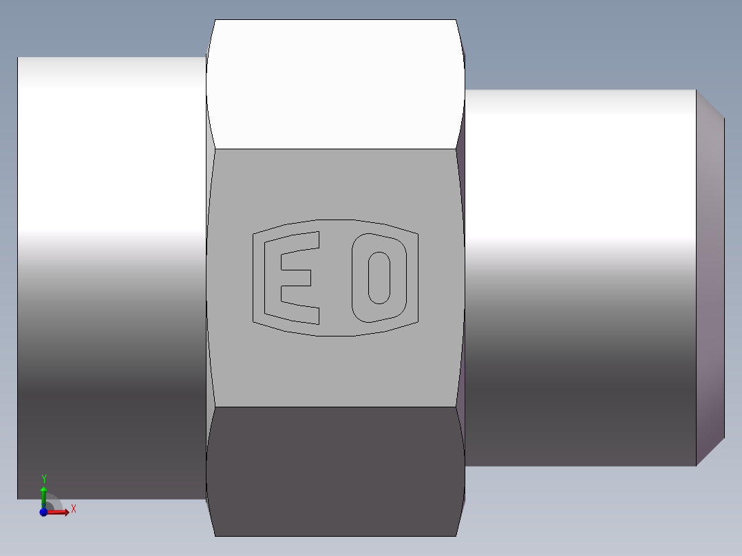 压力表接头-英制螺纹、5CB-16-04GDK前视图