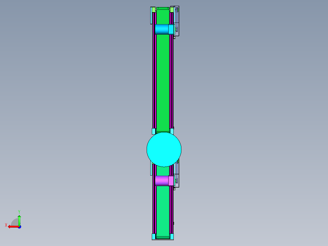 纸杯成形输送线后视图