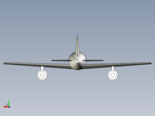 B2004190-飞机A 320后视缩略图