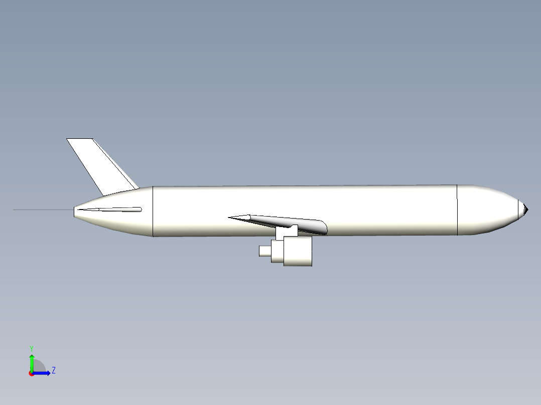 B2004190-飞机A 320左视图
