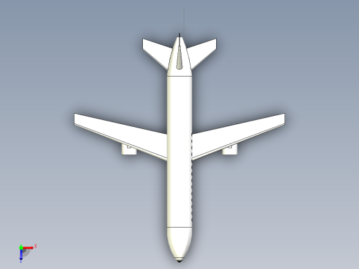 B2004190-飞机A 320俯视缩略图