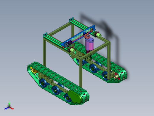 农副产品加工用采茶机正等轴测缩略图
