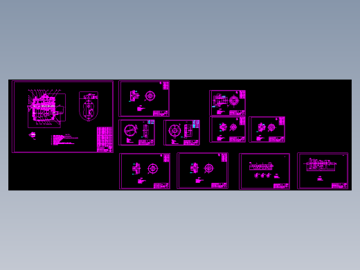 CLGC0257 现代SUV变速器设计