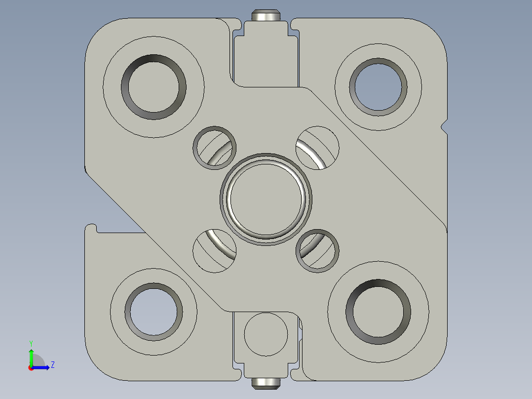TACQ12X10S(0)+(CMSG-2)-气缸-亚德客Z001左视图