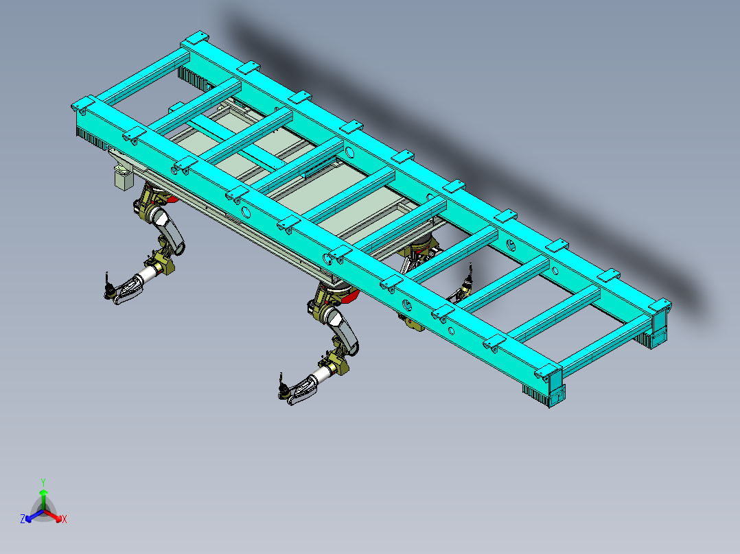 多机器人地轨设计