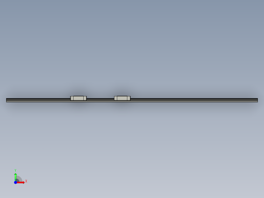 导轨标准型滑块标准型微型直线导轨LGS2BN16-670前视缩略图
