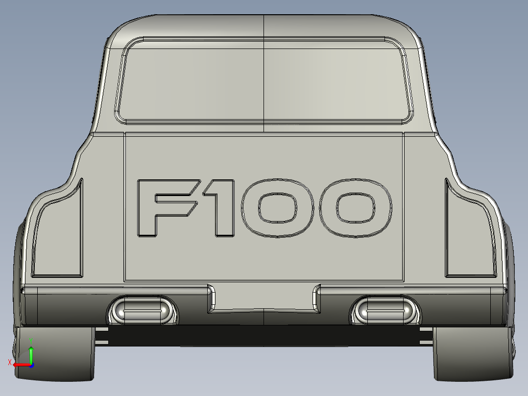 Ford_F100_Custom后视图