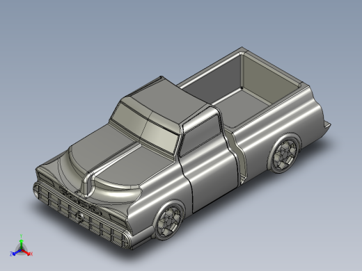 Ford_F100_Custom正等轴测缩略图