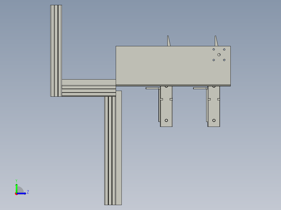 挡料装置--2左视图