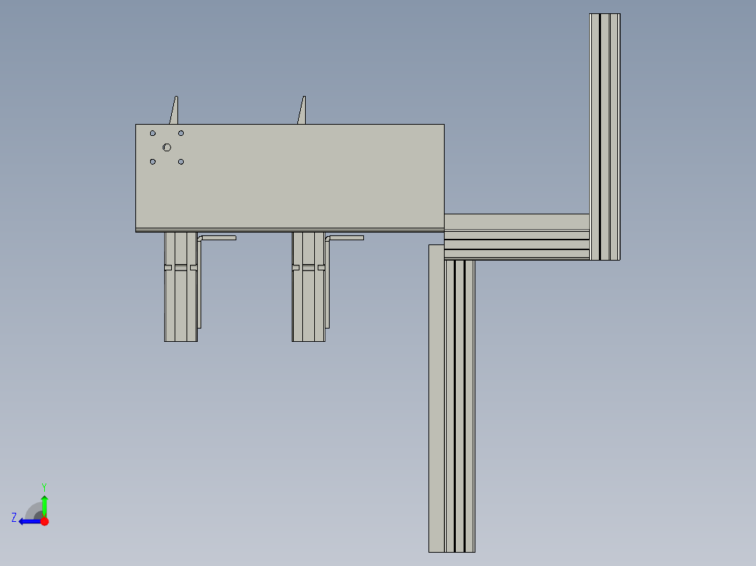 挡料装置--2右视图