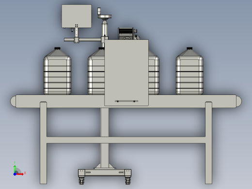 振镜式激光打标系统前视缩略图