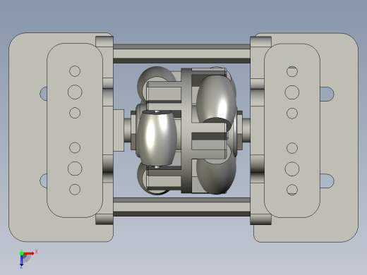 编码器减震架01俯视缩略图