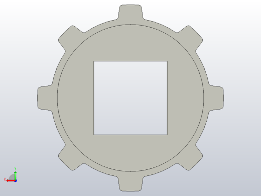 JS YS500-8T-S50-C1 机加工主动轮后视缩略图