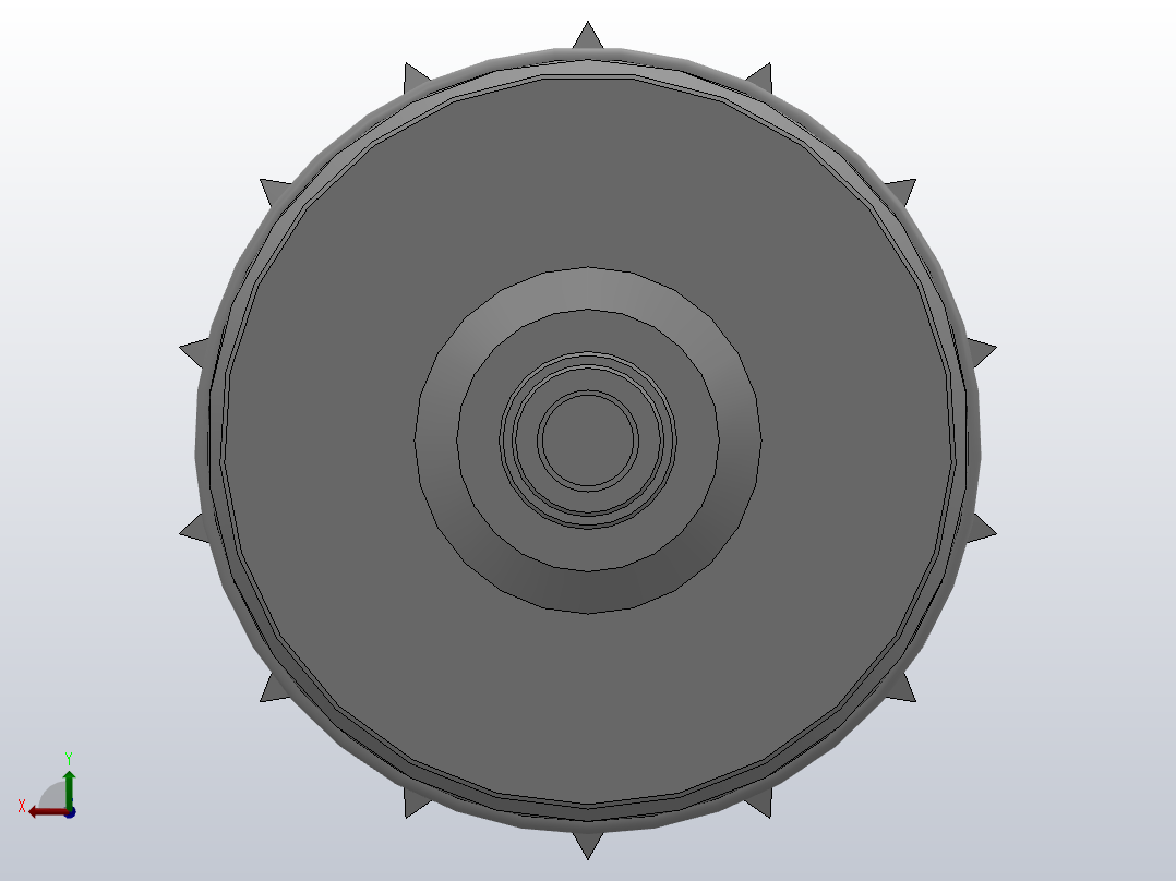 动力输送辊筒-双链轮型 GRF GRFS[GRFS-D60-W300]后视图