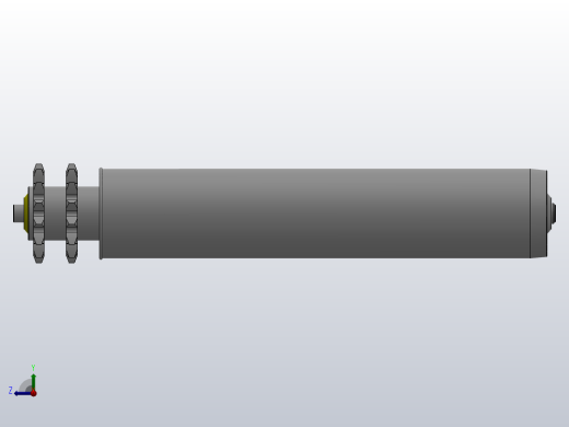 动力输送辊筒-双链轮型 GRF GRFS[GRFS-D60-W300]右视缩略图