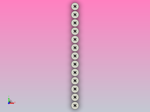 M3 4毫米- 30毫米DIN965A小公制螺钉前视缩略图